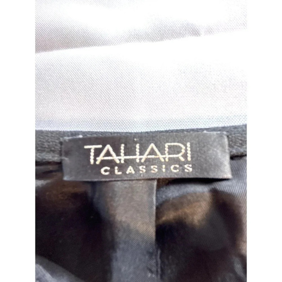 Tahari Classics Womens Pencil Skirt Career Black Lined Size 10 - Picture 2 of 9